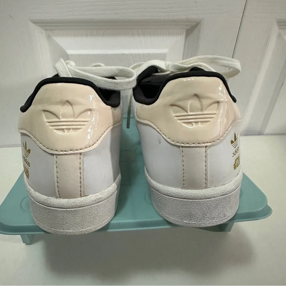 adidas White and Black Women's Shoes - Picture 3 of 7